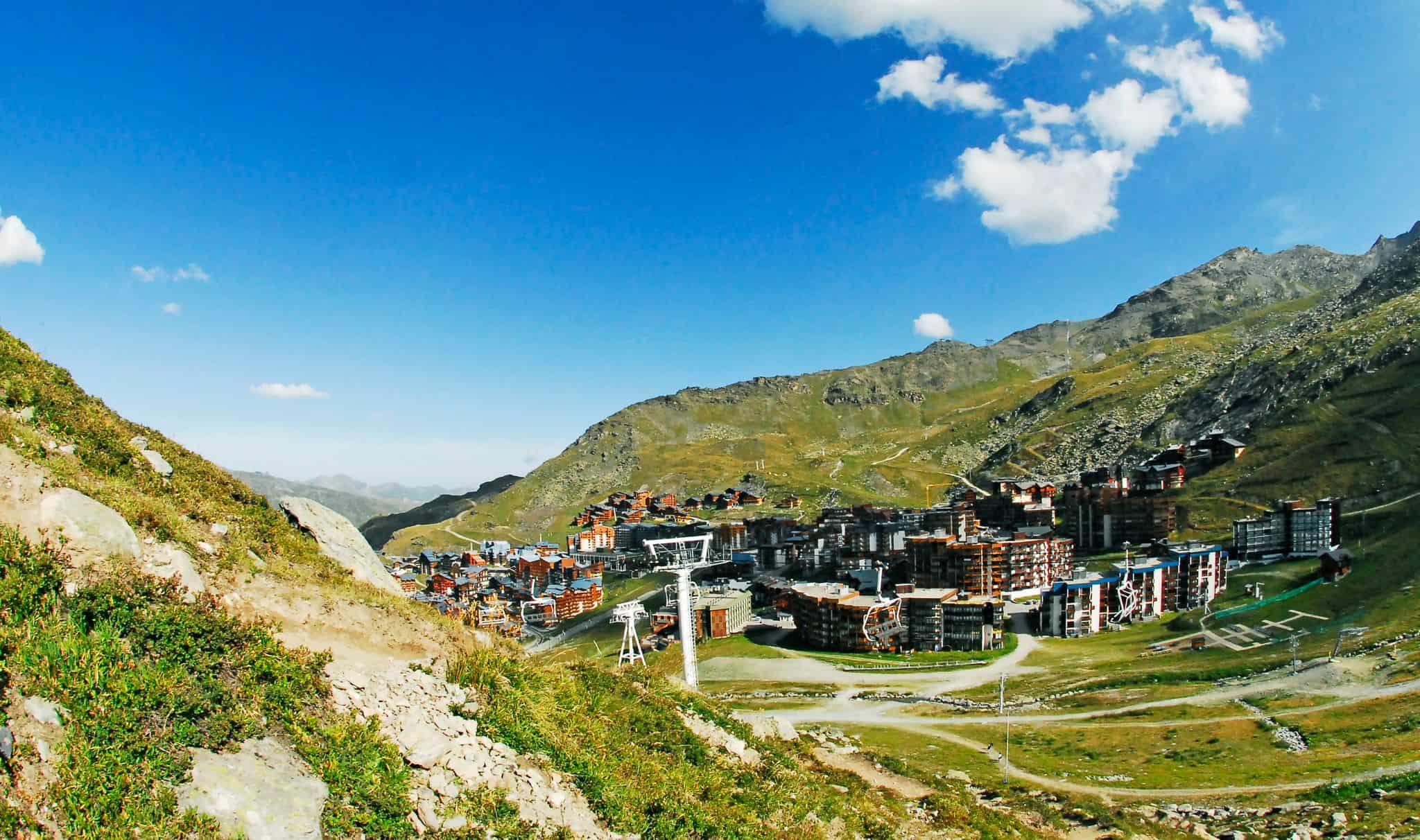 Val Thorens In Summer Savoie Alpes Du Nord Resort Mountain Holidays